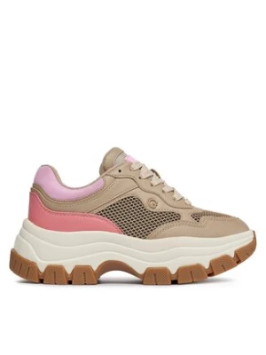 Guess Sneakersy Brecky FLPBRE ELE12 Beżowy