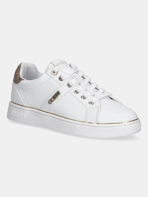 Guess sneakersy BRITZ damskie kolor biały FLFBTZ ELE12