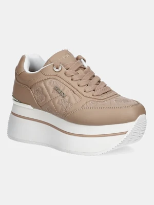 Guess sneakersy CAMRIO9 damskie kolor beżowy FLTCM9 FAL12