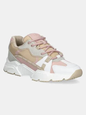 Guess sneakersy CARRLI5 kolor beżowy FLJCAR ELE12