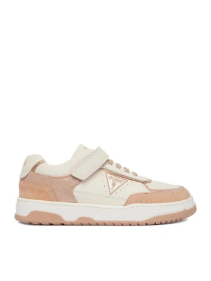 Guess Sneakersy CEO-CI12-CAROL-05 Écru Kremowy
