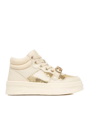 Guess Sneakersy CEOWB-AVO-357-05 Écru