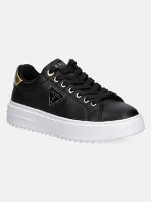 Guess sneakersy DENESA12 damskie kolor czarny FLJD12 LEA12