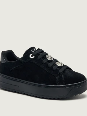 Guess Sneakersy Duena2 | zamsz czarny