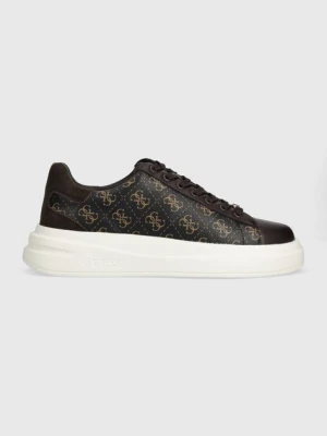 Guess sneakersy ELBA kolor brązowy FMPVIB FAL12