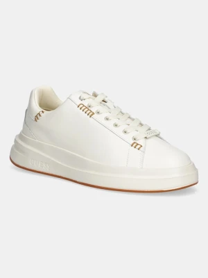 Guess sneakersy ELBA męskie kolor beżowy FMTLBA LEA12