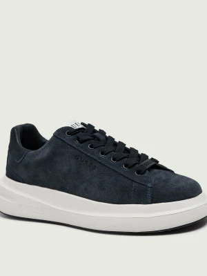 Guess Sneakersy Elba | zamsz granatowy