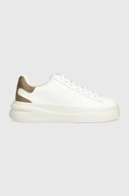 Guess sneakersy ELBINA kolor biały FLPVIB LEA12