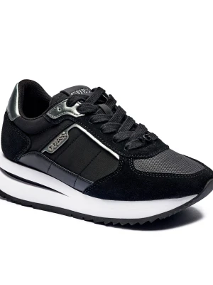 Guess Sneakersy ENERGY | zamsz czarny