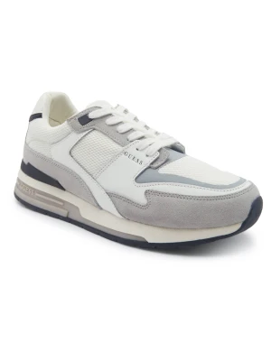 Guess Sneakersy ENNA | z dodatkiem skóry szary