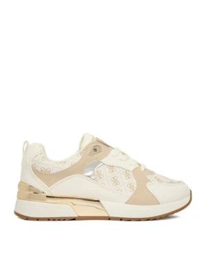 Guess Sneakersy EO-CS25049-01 Kremowy