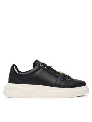 Guess Sneakersy FLFEZO LEA12 Czarny