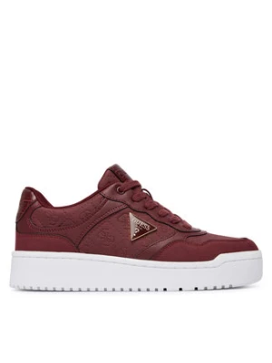 Guess Sneakersy FLFMR9 FAL12 Bordowy