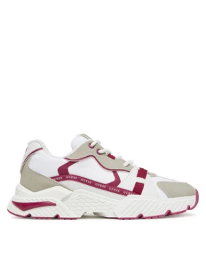 Guess Sneakersy FLJCAR ELE12 Biały