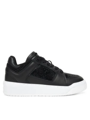 Guess Sneakersy FLTDL2 LEA12 Czarny