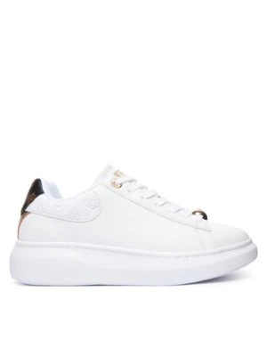 Guess Sneakersy FLTFRE LEA12 Biały
