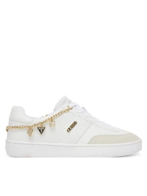 Guess Sneakersy FLTNAO LEA12 Biały