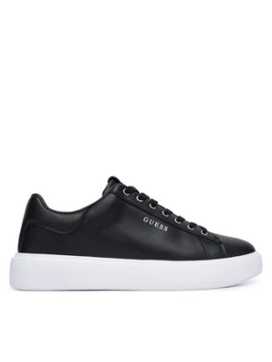 Guess Sneakersy FMJAVI LEA12 Czarny