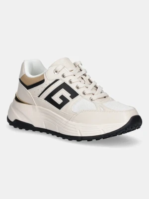 Guess sneakersy FONZI damskie kolor beżowy FLTFON FAB12