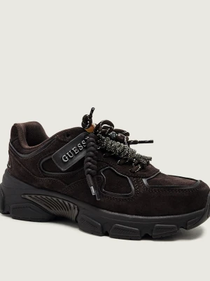 Guess Sneakersy Irrina | zamsz brązowy