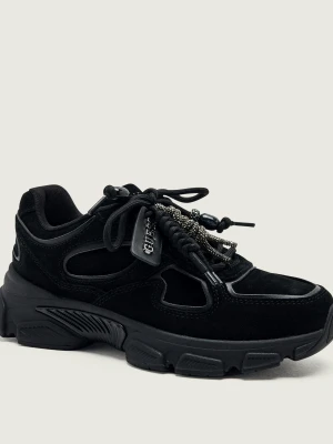 Guess Sneakersy Irrina | zamsz czarny