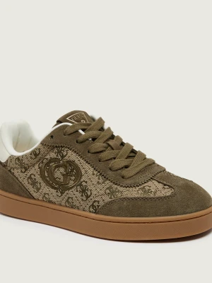 Guess Sneakersy Jacek | zamsz zielony