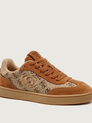 Guess Sneakersy Jacek | zamsz beżowy