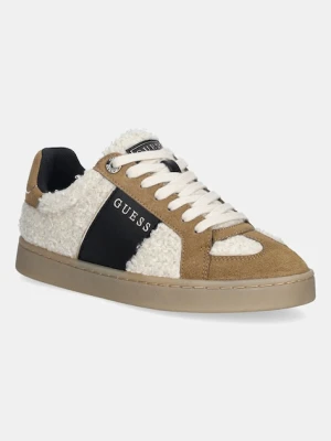 Guess sneakersy JRONE9 damskie kolor beżowy FLFJR9 ESU12
