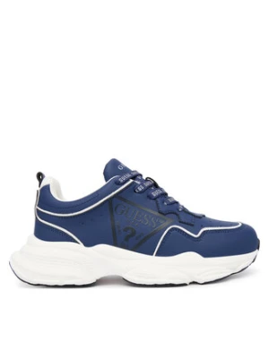 Guess Sneakersy L5BZ10 WO120 Granatowy