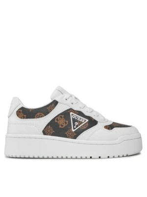 Guess Sneakersy Miram2 FLPMI2 FAL12 Biały