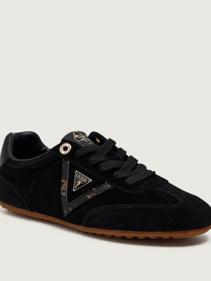 Guess Sneakersy Relli | zamsz czarny