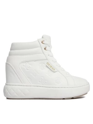 Guess Sneakersy Roxana FL8ROX LEA12 Biały