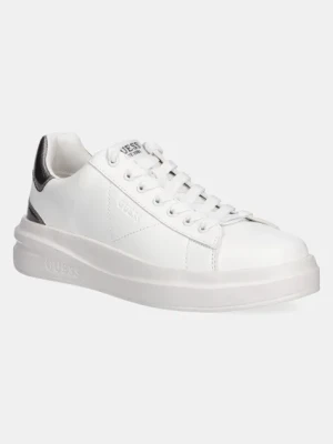 Guess sneakersy skórzane ELBINA damskie kolor biały FLJBIN LEA12
