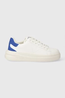Guess sneakersy skórzane ELBINA kolor biały FLJELB LEA12