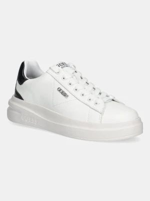 Guess sneakersy skórzane ELBINA10 damskie kolor biały FLFE10 PEL12
