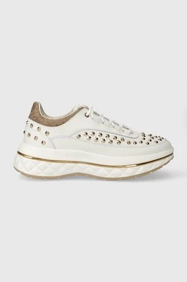 Guess sneakersy skórzane KYRA kolor biały FLPKYR LEM12