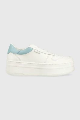Guess sneakersy skórzane LIFET kolor biały FL6LIF LEA12