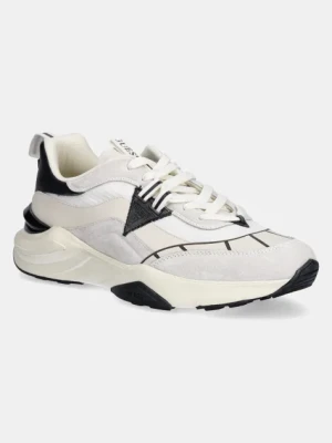Guess sneakersy VALENCIA męskie kolor beżowy FMJVAL ELE12