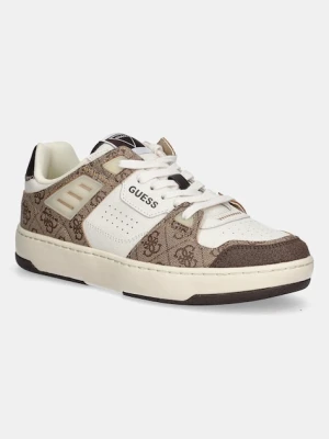 Guess sneakersy VINCENT męskie kolor brązowy FMJVIN LEL12