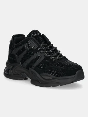 Guess sneakersy zamszowe BELLUNA kolor czarny FLPBLL SUE12