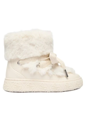 Guess Śniegowce FLFUEK FUR10 Écru