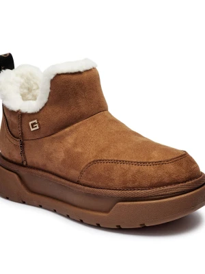 Guess Śniegowce UNIE | shearling brązowy