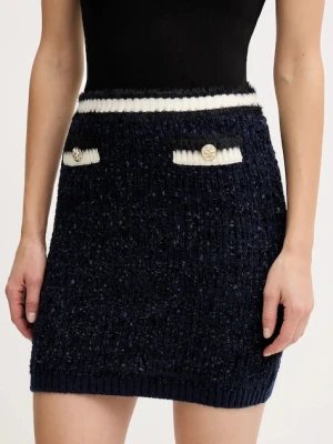 Guess spódnica AOMORI kolor granatowy mini ołówkowa W5BD1X Z4090