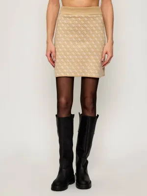 GUESS Spódnica AUBREY | z dodatkiem wełny
