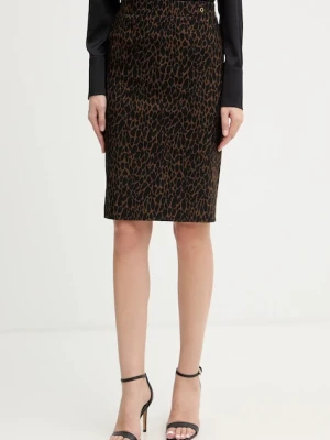 Guess spódnica CRETA kolor brązowy midi ołówkowa W5BD84 W2362