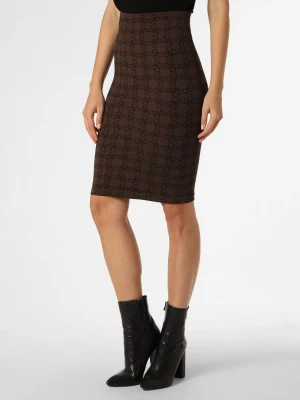 GUESS Spódnica damska Kobiety brązowy wzorzysty, M/L