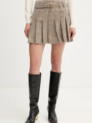 Guess spódnica ESTELL kolor beżowy mini rozkloszowana W5BD0I W2490