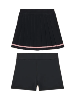 Guess Spódnica plisowana J6YD16 Z1080 Czarny Regular Fit