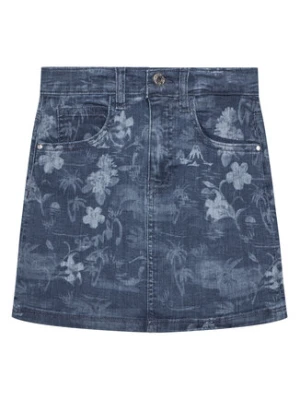Guess Spódnica jeansowa J5GD06 D52V0 Granatowy Regular Fit