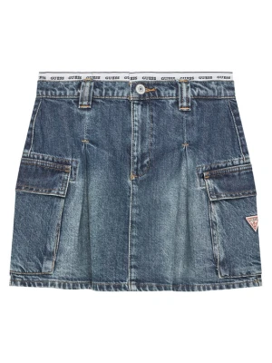 Guess Spódnica jeansowa J5RD07 D45E0 Niebieski Regular Fit